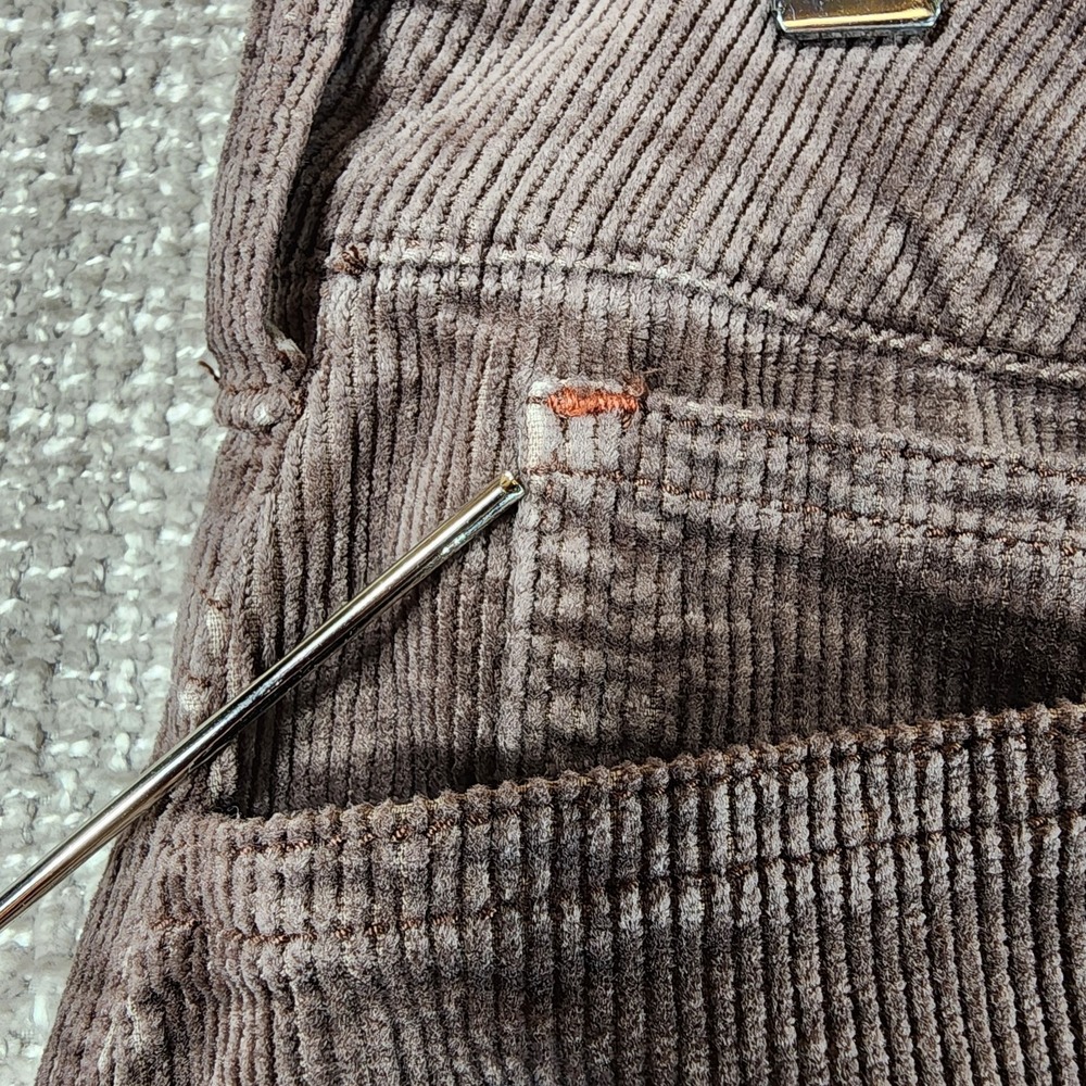 Pilcro The Wanderer Corduroy Pants Womens 28 Mauve Brown Rustic Boho - Picture 2 of 15
